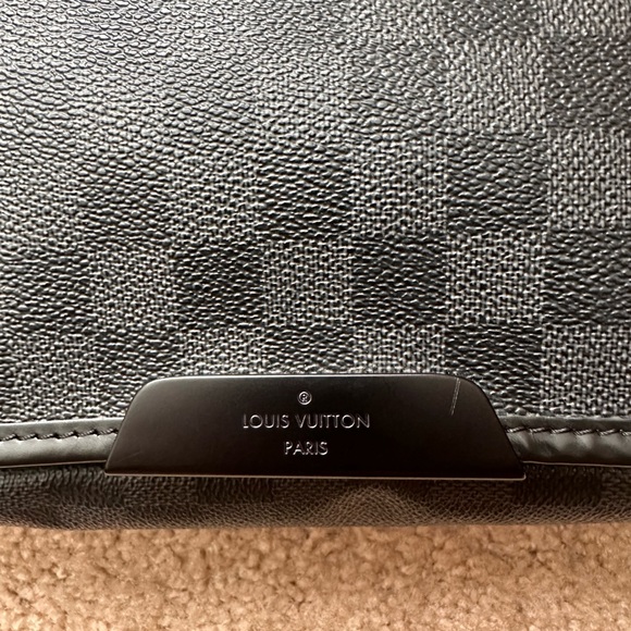 Authentic LV Graphite Messenger Bag OBO - Picture 9 of 10